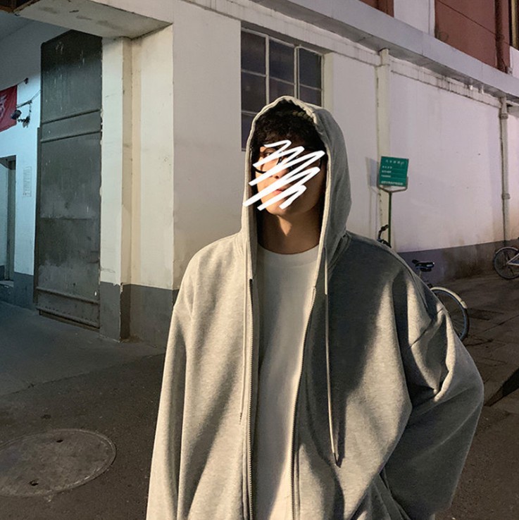 

Hooded Jackets Coats Casual Zipper Sweatshirts Women Men Zip Up Hoodie Warm Fleece Black Grey Tracksuit Drawstring Pocket Colthing