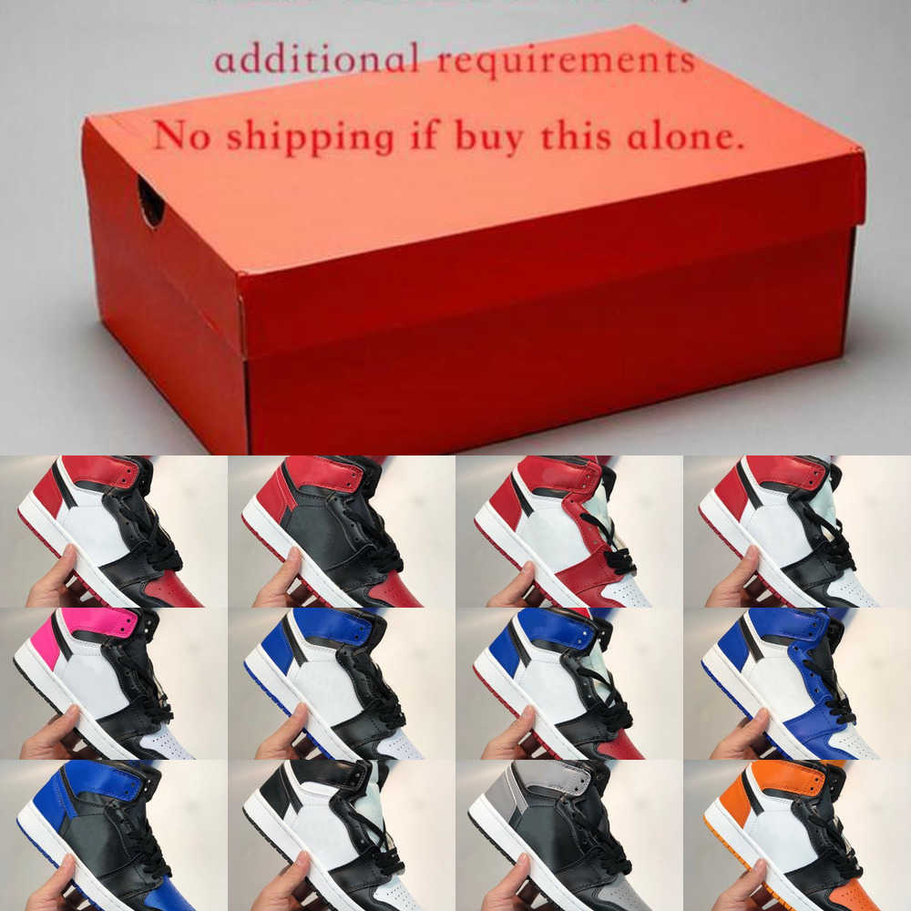 

[With box]Preferential 1 Quality Shoe OG Bio Hack UNC Chicago Patent jorden airs Basketball Shoes jumpman 1s Shattered Backboard Tie DyeGYIO, 12