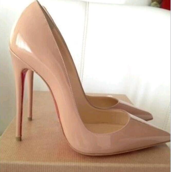 

With Box IRed Bottom Cymn Black Pointed Toe Extreme High Heels Stiletto Women Pumps Wedding Party Dress Shoes Black Pumps Studded Heels, Red