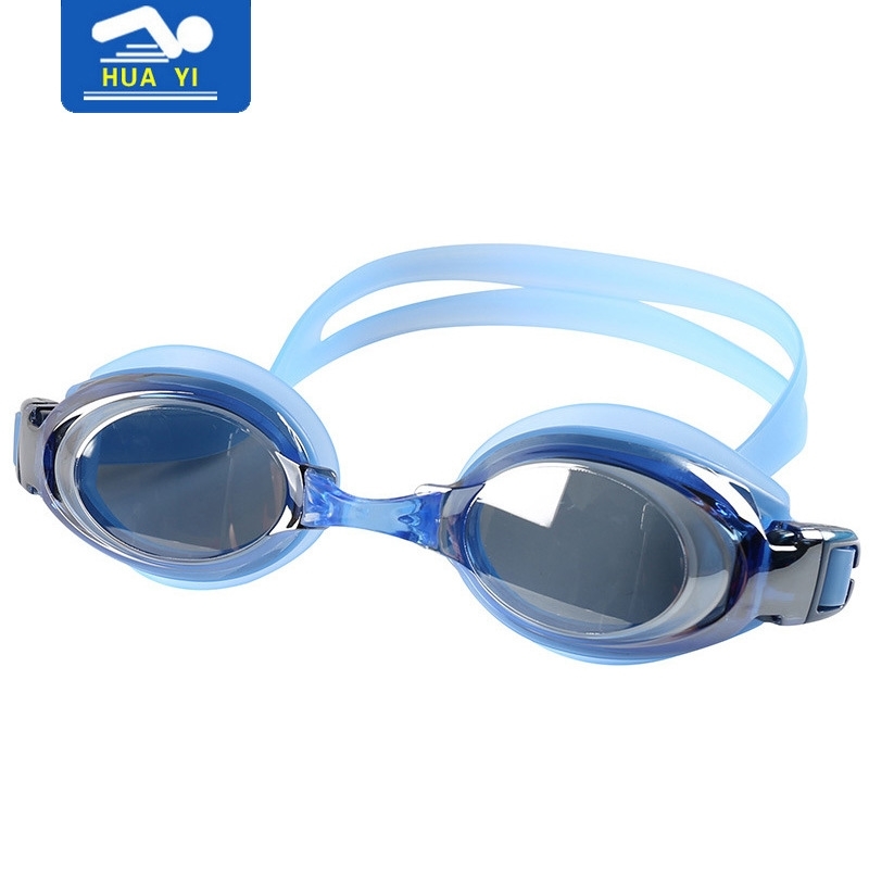 

Huayi outdoor high definition anti fog myopic swimming glasses activity products