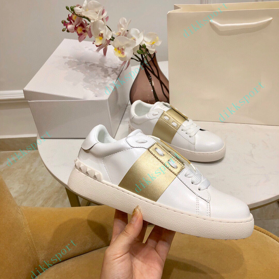 

Top Quality Dress Shoes Women Men Casual Comfort Sneakers Pink White Black Fashion Leather Walking Trainers Low sports 35-45, 10