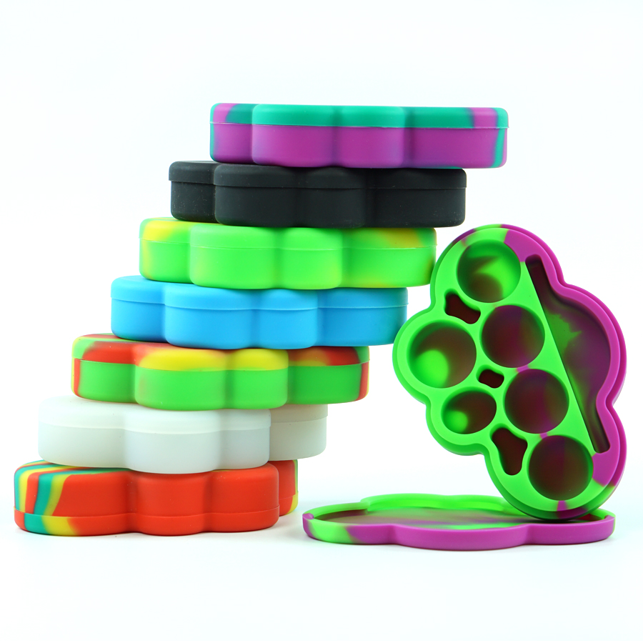 

Silicone Container Large Cloud Shape bag Jar Dab wax containers 85ML