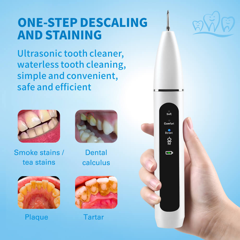 Home Ultrasonic Dental Scaler Tooth Cleaner Sonic Dental Calculus Remover Dental Scaling Tools Led Electric Portable Scaler-image-750450181