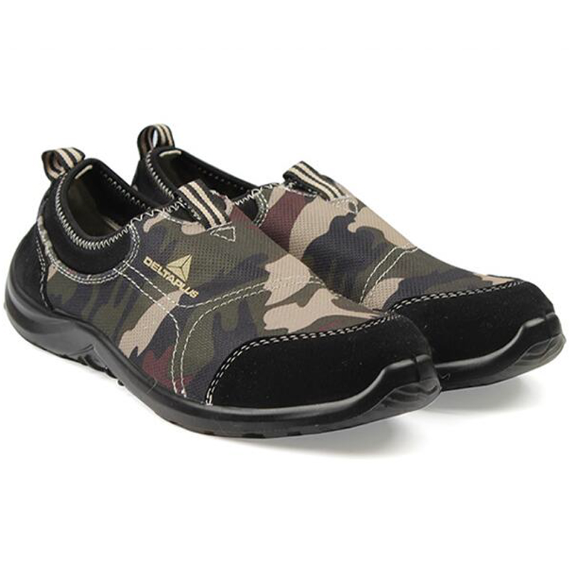 

Elastic series Safety shoes Steel Toes Non-slip sports shoe Breathable Canvas Casual Anti-smashing Industrial Outdoor Hiking 301217, Black;brown