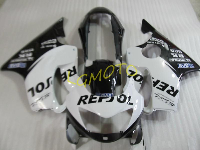 

injection HONDA CBR600F4 CBR600 F4 1999-2000 fairings kits motorcycle parts cowling CBR 600F4 1999 2000 99-00 bodykits bodywork #E72Y3 WHITE REPSOL