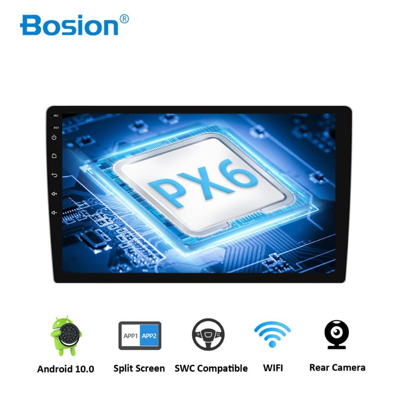 

Player Bosion Android 10.0 Car DVD Radio Stereo GPS Navi Audio Video Unit PC Wifi BT HDMI AMP 7851 OBD DAB+ SWC 4G+64G PX6