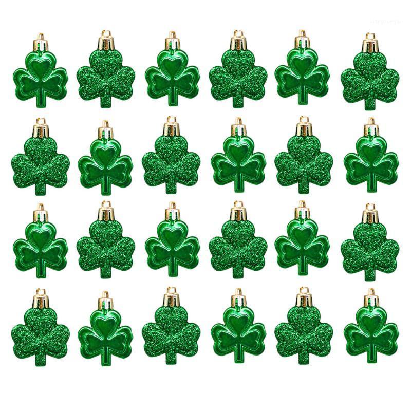 

Charms 24Pcs St. Patrick's Day Decoration Home DIY Pendant Party Scene Adorn, Bronze;silver
