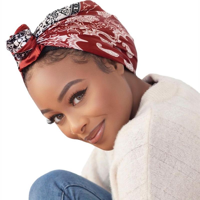 

Scarves National Style Women's Satin Square Hijabs Turbans Cashew Printed 35X35 Inches Neck Hair Wraps Fashion Headscarf Bundle, Blue;gray