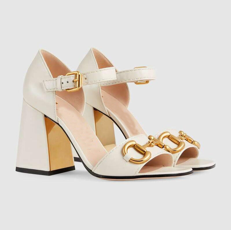 

Summer Luxury Women's Sandals Dress Shoes Horsebit Perfect Nice House Pumps Chunky Heels Famous Design Lady High-heels Comfort Daily Walking Black,Nude