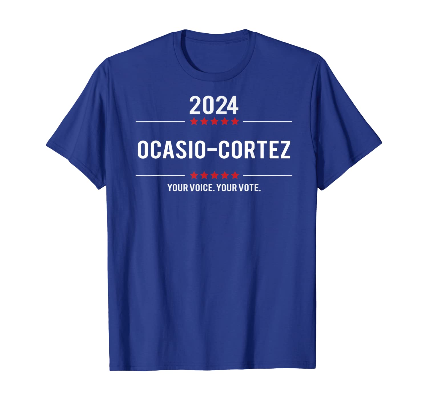 

A.O.C Alexandria Ocasio Cortez 2024 Election T-Shirt, White;black