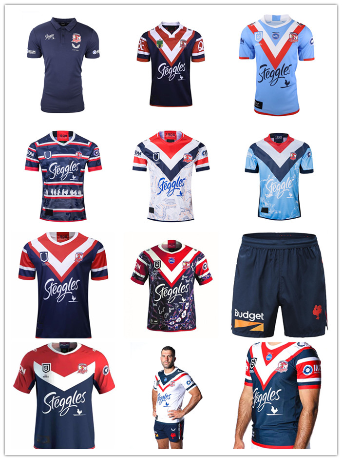 

2020 SYDNEY ROOSTERS MENS ANZAC JERSEY rugby Jerseys 19 20 National Rugby League rugby shirt 20 21 Australia Sydney Roosters shirts S-3XL, Black;gray