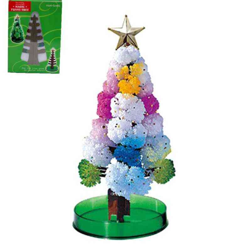 

3pc 14cm Magic Christmas Tree Decorations wholesale DIY Xmas Gift Toy Home Festival Party Decor Y1105