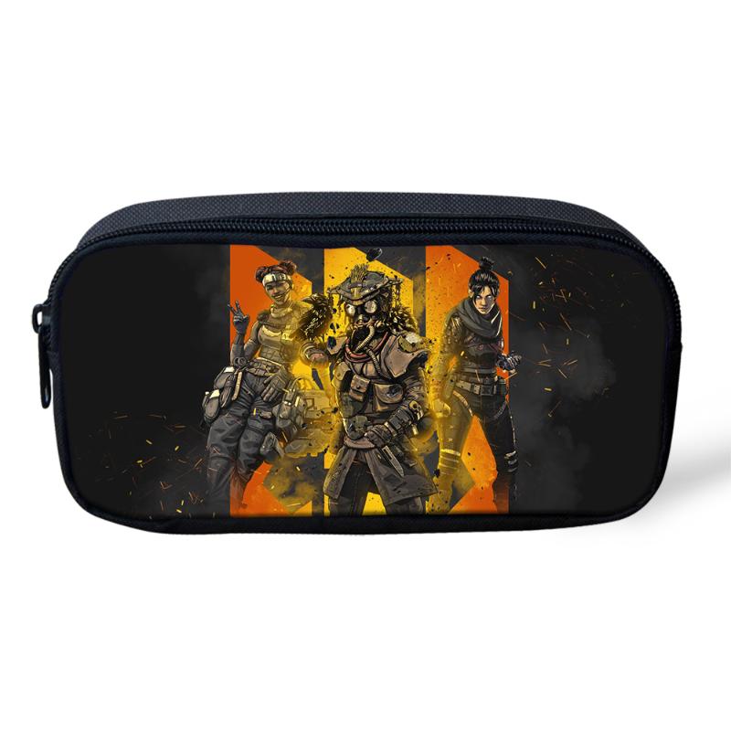 

Black Butterfly Big Capacity Pencil Case Game Characters Print Pencilcase School Bag Box Pencils Pouch Stationery Cosmetic Bags & Cases