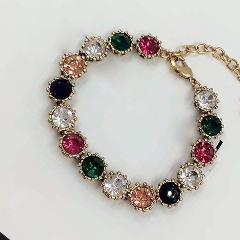 

Bangle Wholesale Korean Bracelets For Women Colored Stone Adjustable High Quality Stainless Steel Luxury Jewelry Hypoallergenic Gifts