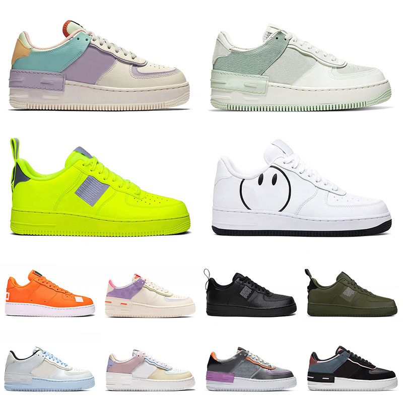 

Platform Shadow Dunk 1 Top Fashion Running Shoes Utility Volt Off Men Women Pale Ivory Triple White Airforce Air Force Designer Sneakers 36-45