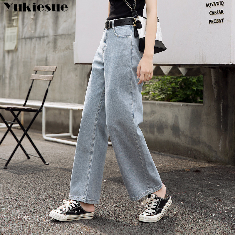 

jean woman mom jeans pants boyfriend wide leg jeans for women with high waist push up large size ladies jeans denim 210519, 1106