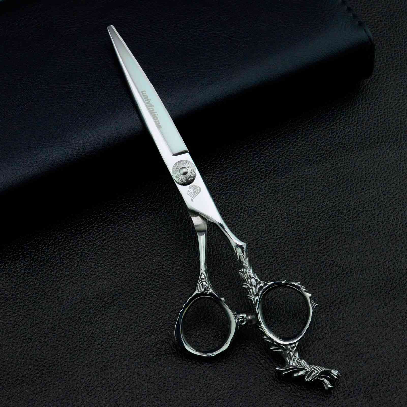 

Univinlions 5.5 Inch Hair Cutting Scissors Thinning Shears Professional Hairdressing Scissors Kit Barber Accessories Barber Tools Salon Hair Clippers