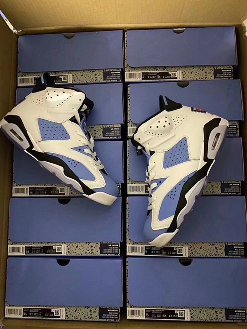 

QUALITY PRODUCTS Jumpman 6 (VI) Retro Basketball Shoes Bluemine White/Royal Black Outdoor Sneakers Sports With Original Box Fast Delivery