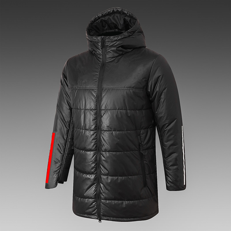 

21 22 Ronaldo Down Jacket Sancho Hoodie Pogba Sweatsuits Manchester Tracksuit Soccer Fernandes UTD Cotton Coat Football Shirt Winter Fleece Clothes Hooded, White