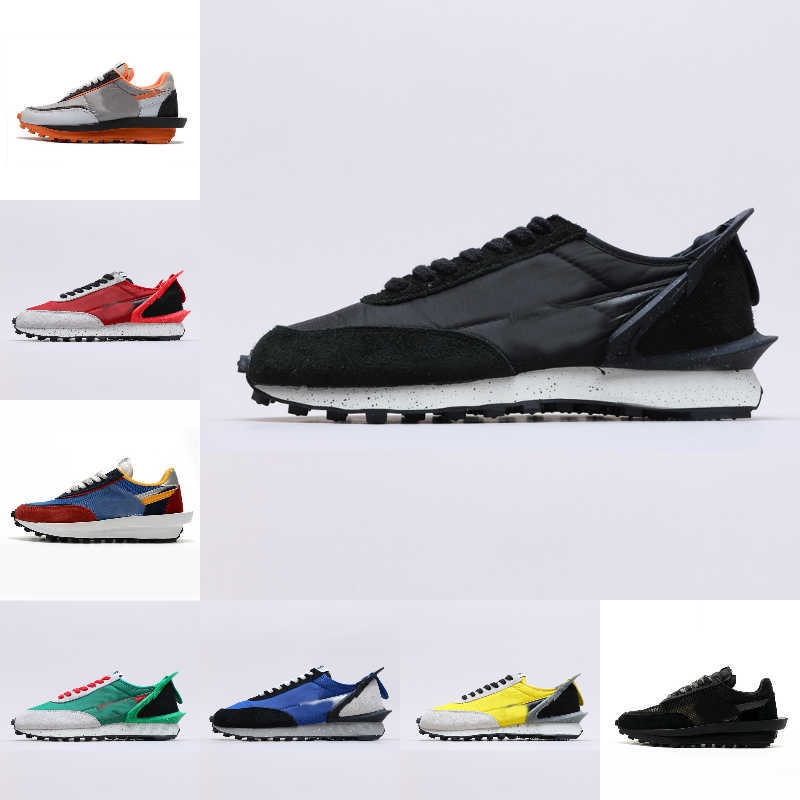 

UNDERCOVER X LDV Waffle Daybreak Mens Running Shoes Sneakers Fragment Design White Pine Green Gusto Sports Trainer