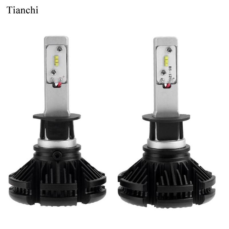 

Car Headlights High Quality X3 Led Headlight H1 H3 H7 H11 9005 9012 H13 H4 9006 9004 880 881 Frontlight Without Fan