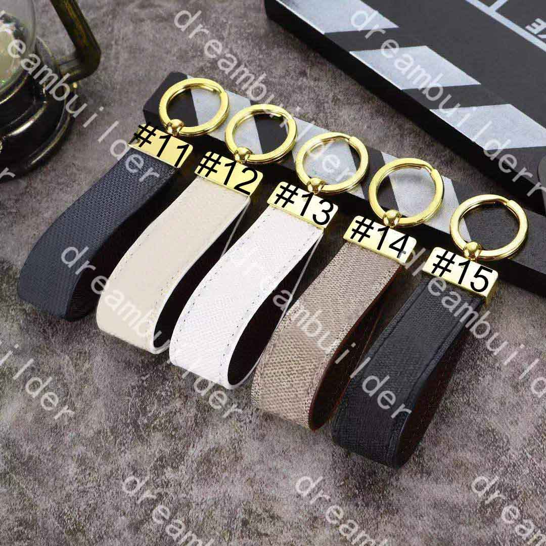 

TOP Luxury fashion Designer straps Handmade PU Leather Car Keychain Women Bag Charm Pendant Accessories