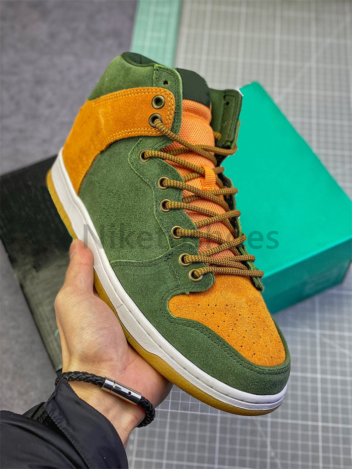 

High Premium Homegrown Skateboarding Shoe Sequoia Green Yale Brown Cool Grey Ithaca Basketball Shoes Sport Sneakers Trainers, 01