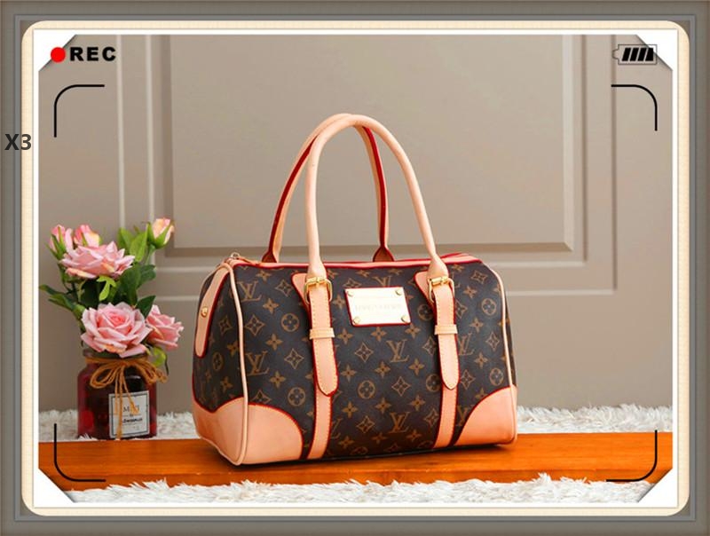 

X3-96 100% High quality LOUIS bag VITTON handbag and wallet for women classic shoulder bag evening bag wallet purse 88, Blue;pink