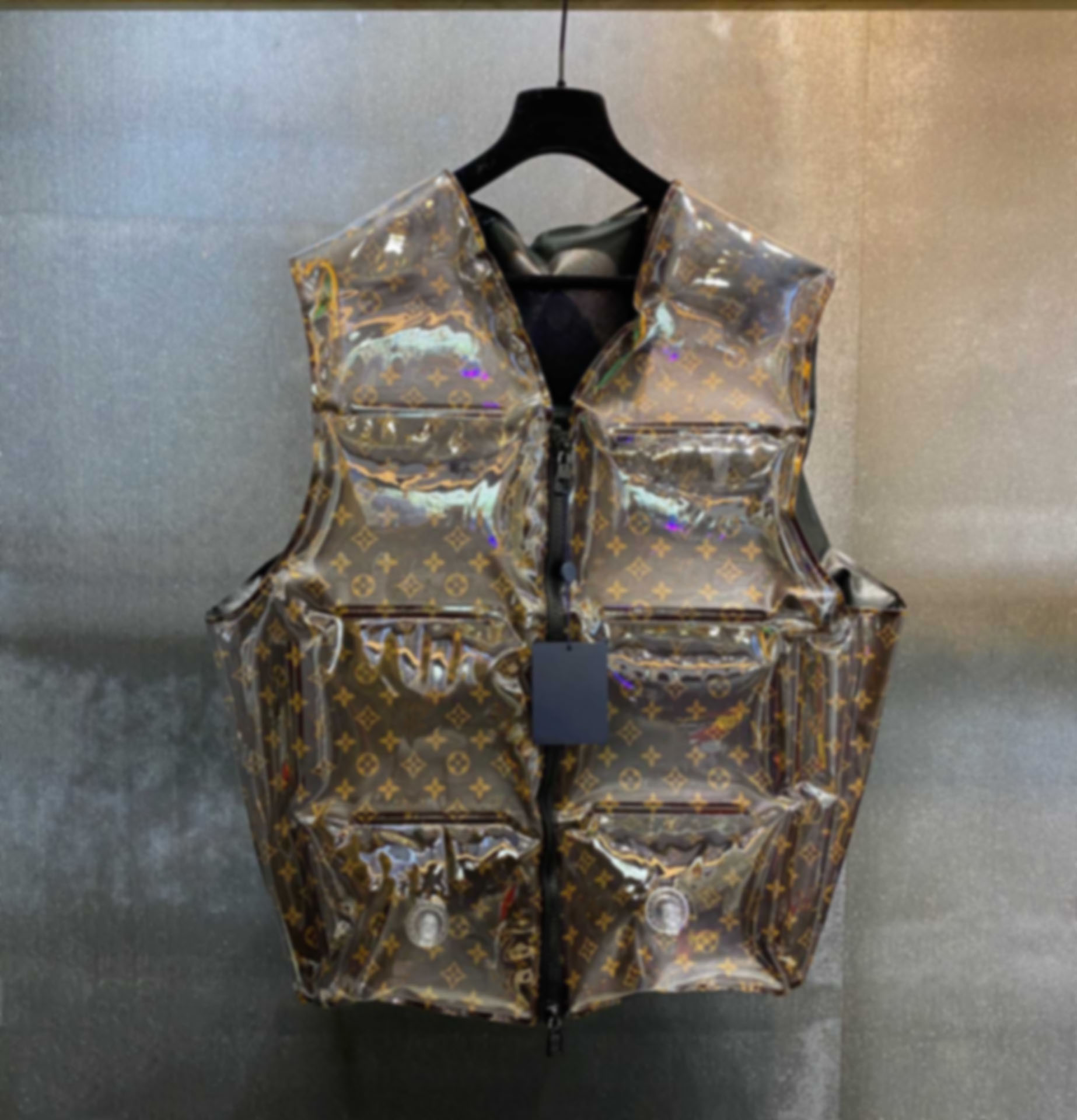 

2021 spring Fashion airballoon mens and women vest jacket, Customize