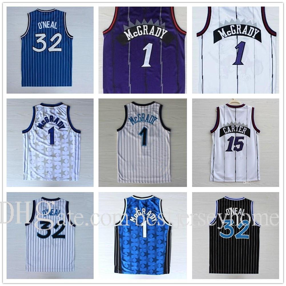 

Top Quality Penny 15 Carter Jerseys Tracy 1 McGrady Jerseys 32 O'Neal Jersey Stitched College Shirts Mens Vince 1 Hardaway Shirt Basketball, Colour 1