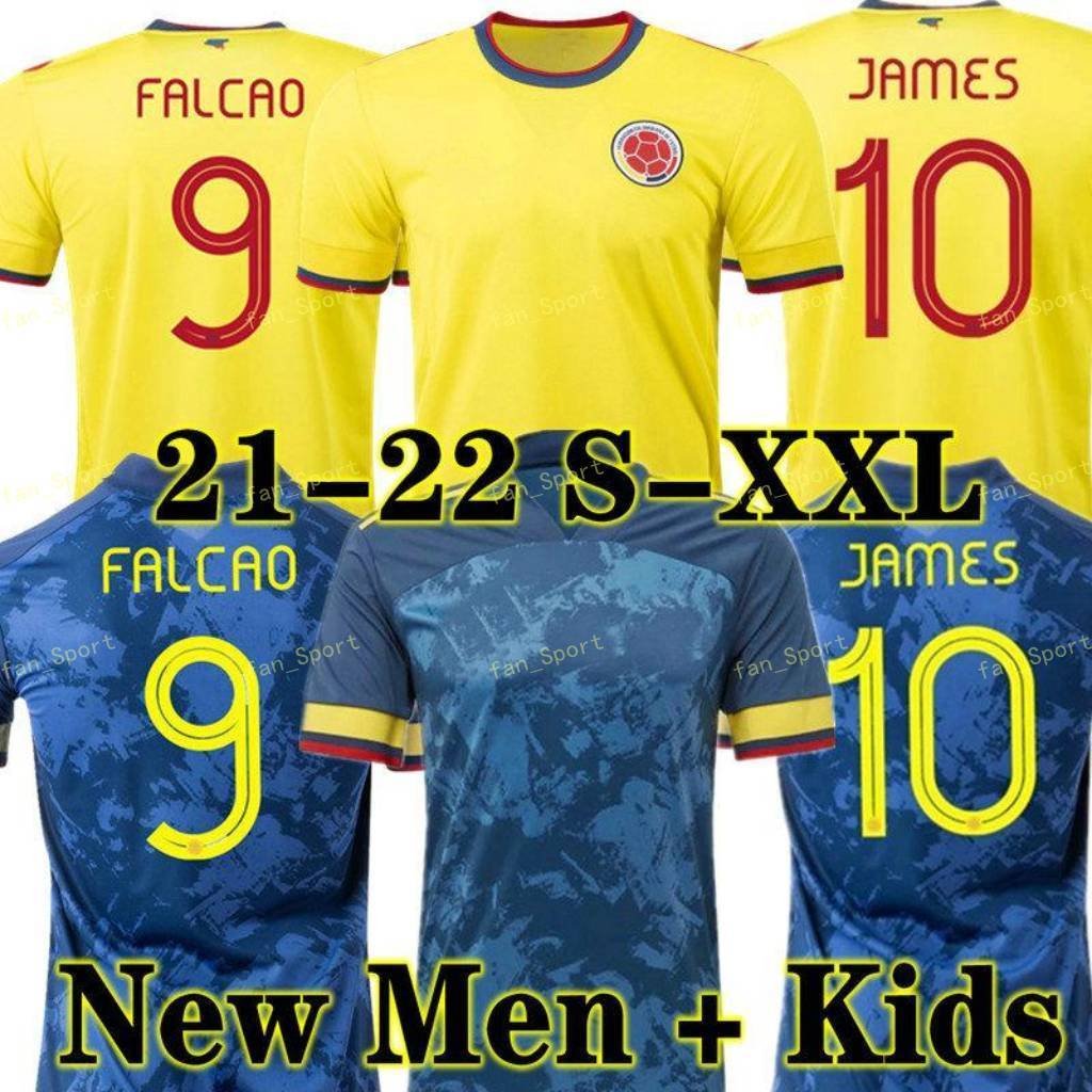 

2021 2022 Colombia Soccer Jersey 21 22 JAMES FALCAO copa america retro 1990 Columbia football shirt VALDERRAMA CUADRADO Camiseta de futbol maillot, Black;yellow
