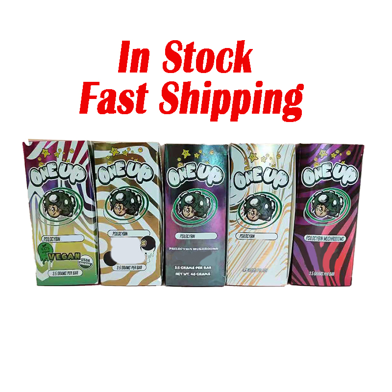 

3.5g One Up Empty Package Box Edibles Retail Packaging Box for Dry Herb Tobacco Childproof Smellproof Magic Package Bag Boxes USA Designs Ci