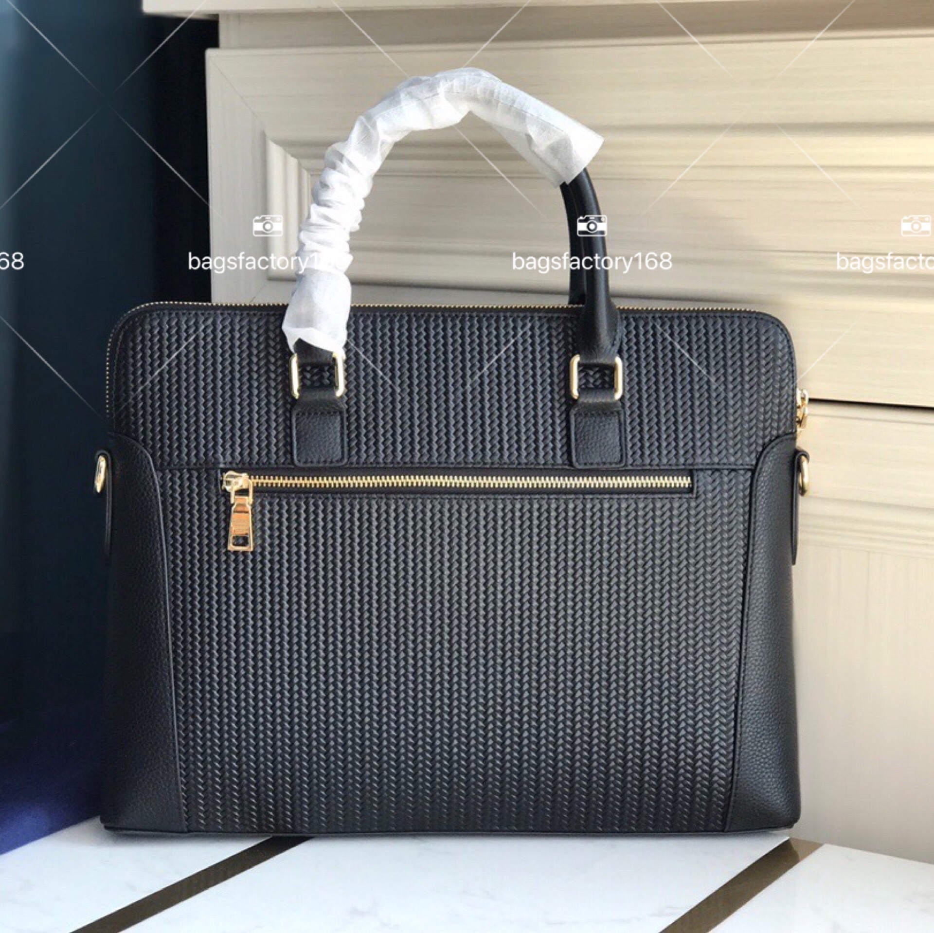

Top Quality High-end Briefcase Imported From Italy Calfskin Solid Color Business Bag Large Capacity Commuter Bags Comfortable Clear Texture Handbag, 11111