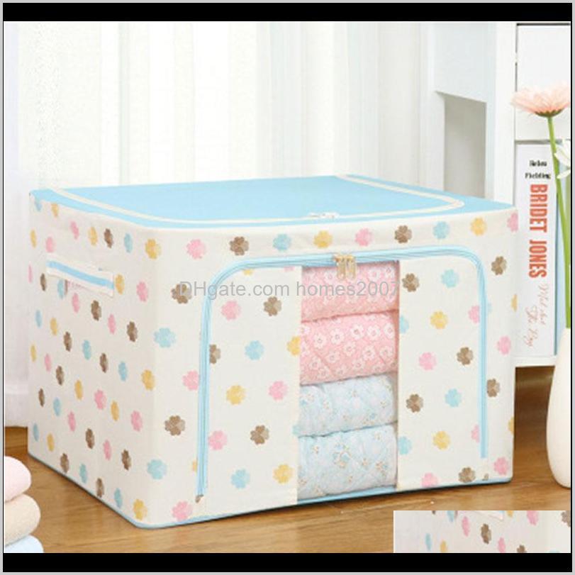 

Housekeeping Organization Home & Gardenoxford Cloth Steel Frame Storage Box For Clothes Bed Sheets Blanket Pillow Shoe Holder Container Organ