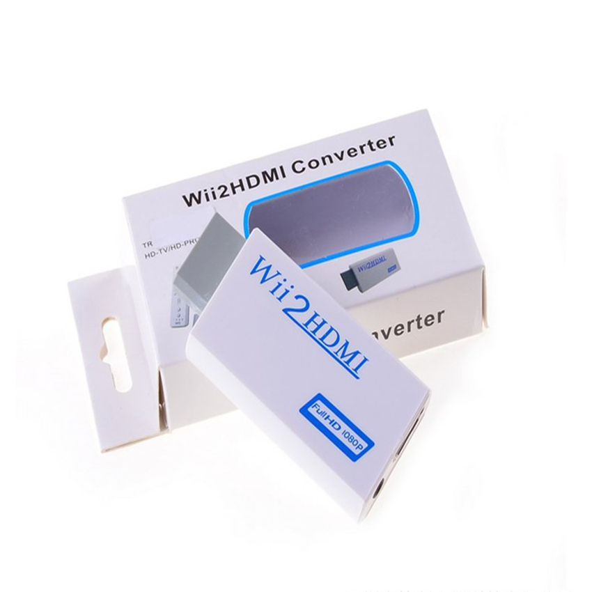 

Wii 2 Game WII Adapter Converter Support Full HD 720P 1080P 3.5mm Audio Wii2HDMI Cable Adapter for HDTV