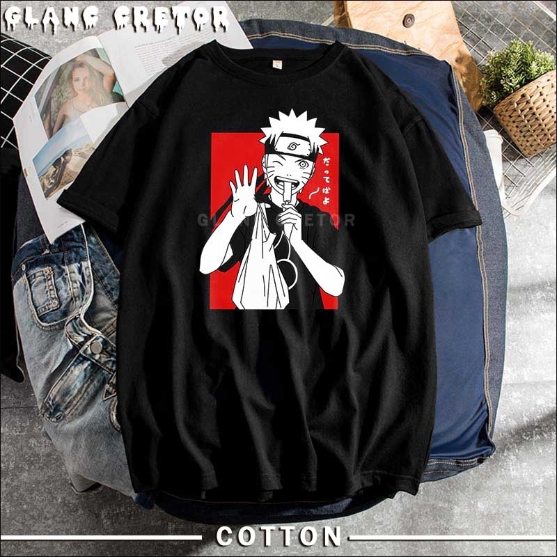 

Cartoon Anime Manga Printed Men ee  Summer Loose Cozy Japanese Harajuku Couple T Shirt