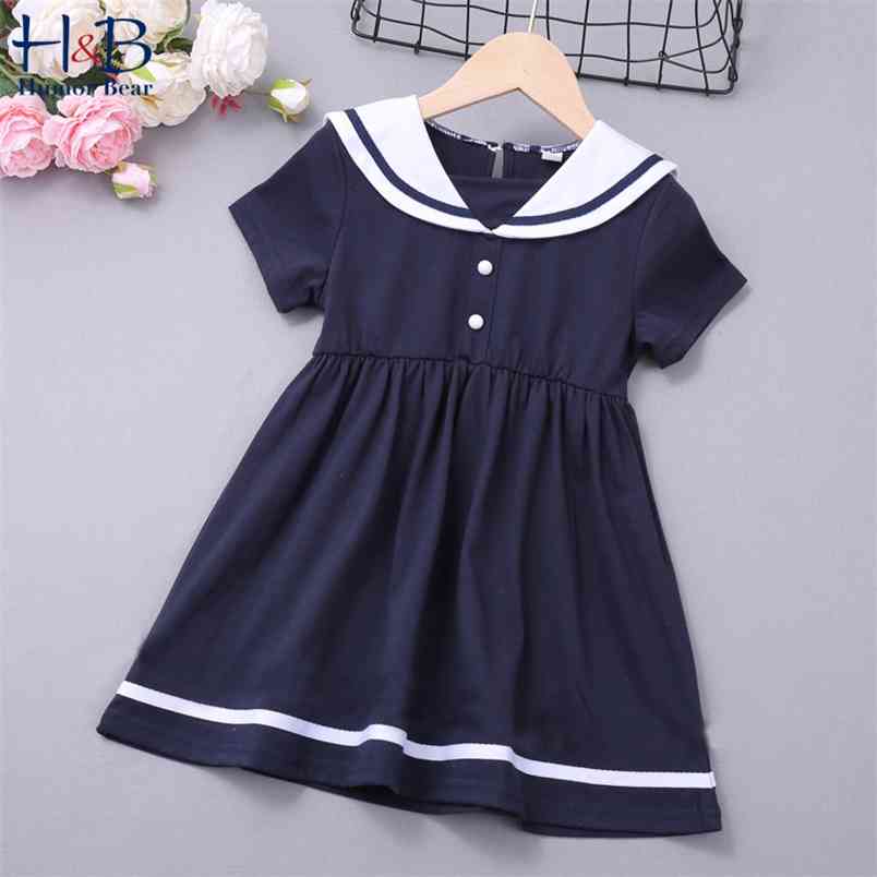 

Girls Dress Spring Elegant Princess Long Sleeve Button Plaid Party Costume Children Clothing 210611, Bz056 blue