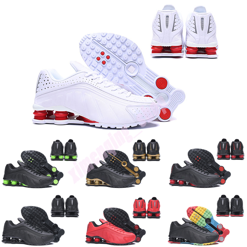 

2021 Original DELIVER R4 Sports shoes for Mens Women Triple Black White Gold OZ NZ 301 Sneakers Trainers size 36-46 tgF, Color 2