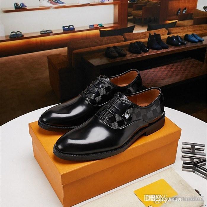 

Q1 21ss MENS FORMAL SHOE DESIGNER LEATHER BUSINESS Casual SHOES High Quality MEN DRESS Office LUXURY SHOESs Male Breathable Oxfords 33, #05