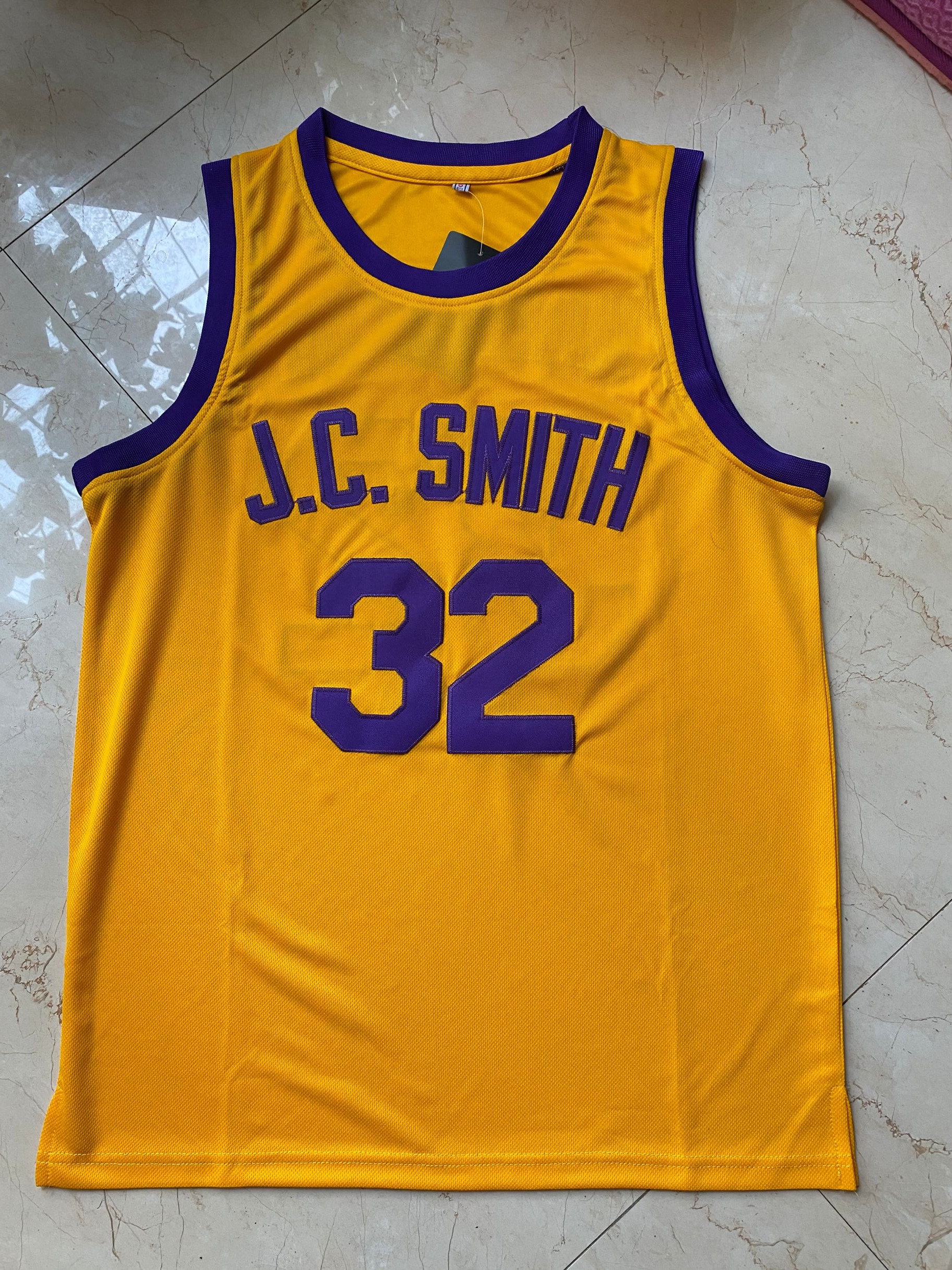 

Movie J.C. Smith 32 The Goat Earl Manigault Rebound Jersey Men Basketball Hip Hop For Sport Fans Breathable Team Color Yellow Pure Cotton University Top Quality