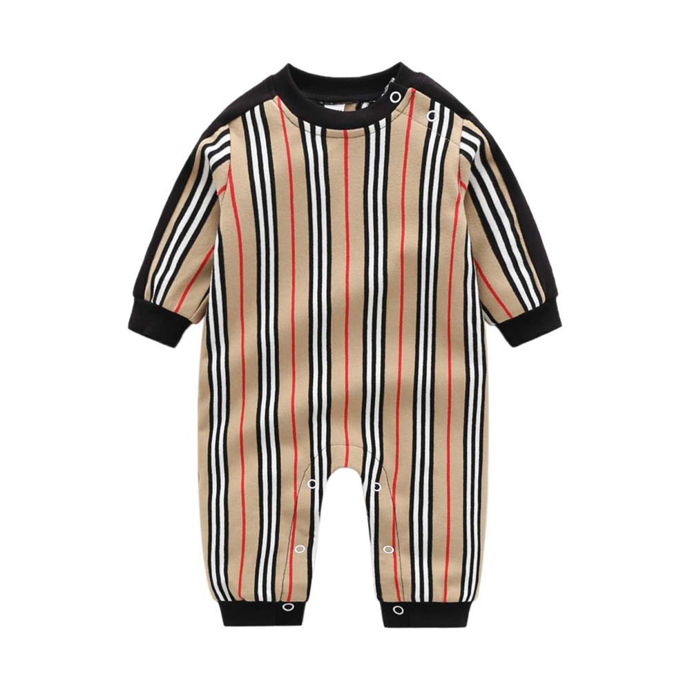 

Baby Desiger Clothes Long sleeve Baby Rompers Spring summer Romper Kids Designer Infant Jumpsuits Clothing, As pic