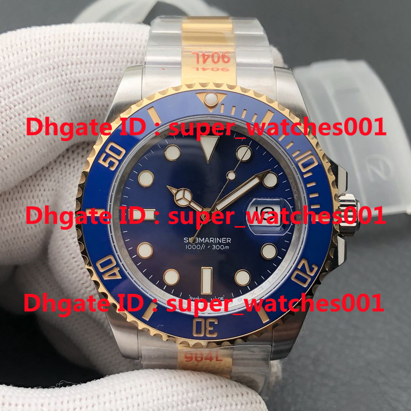 

N-V11 montre de luxe 126610LN mens watches 41mm 3235 movement 904L fine steel case Sapphire luminous stone waterproof, Slivery;brown