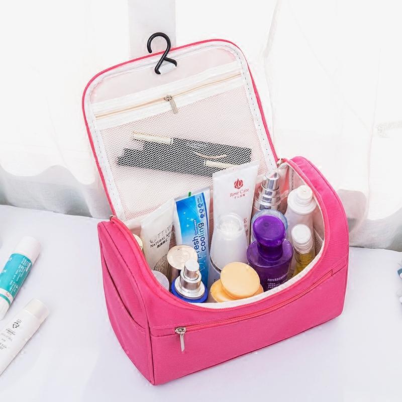 

For Women The High Quality Large Capacity Portable Simple Waterproof Travel Professional Cosmetic Bag Wash Bags & Cases, Sky blue