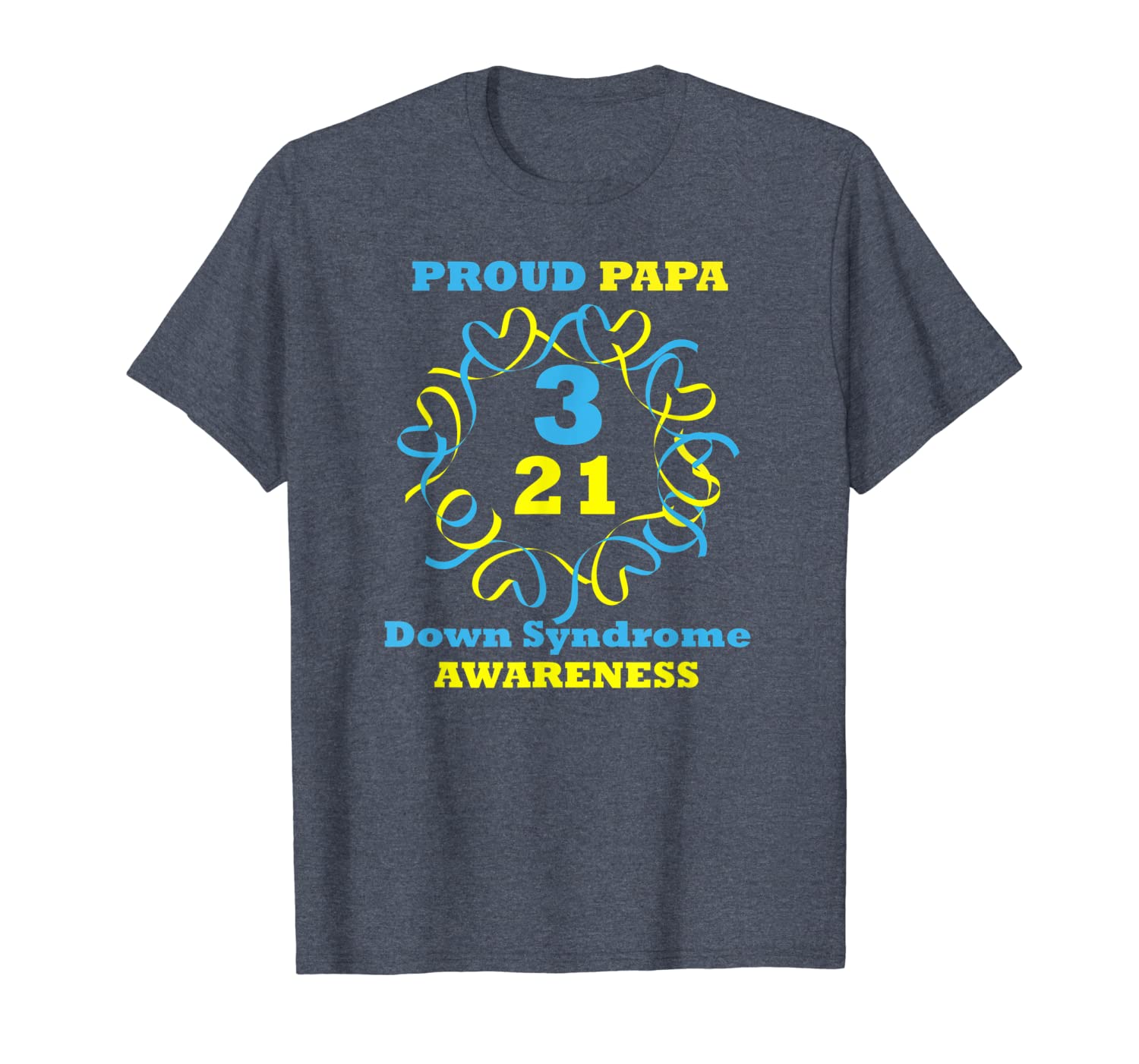 

down syndrome awareness t shirt proud papa t shirt, White;black