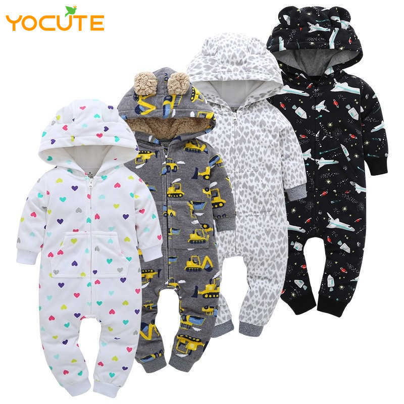 

Spring Autumn born Baby Boys Girls Warm Clothing Long Sleeve Mom Children Romper Cotton Kids Garments Soft Pajama 0-2y 210722, Sister