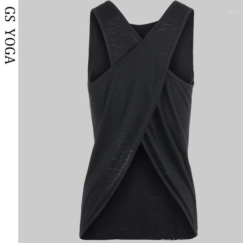 

Sexy Women Tank Top Quick Dry Loose Fitness Vest Women' Workout Yoga T-Shirts Exercise Sports G-399 Outfit, Black