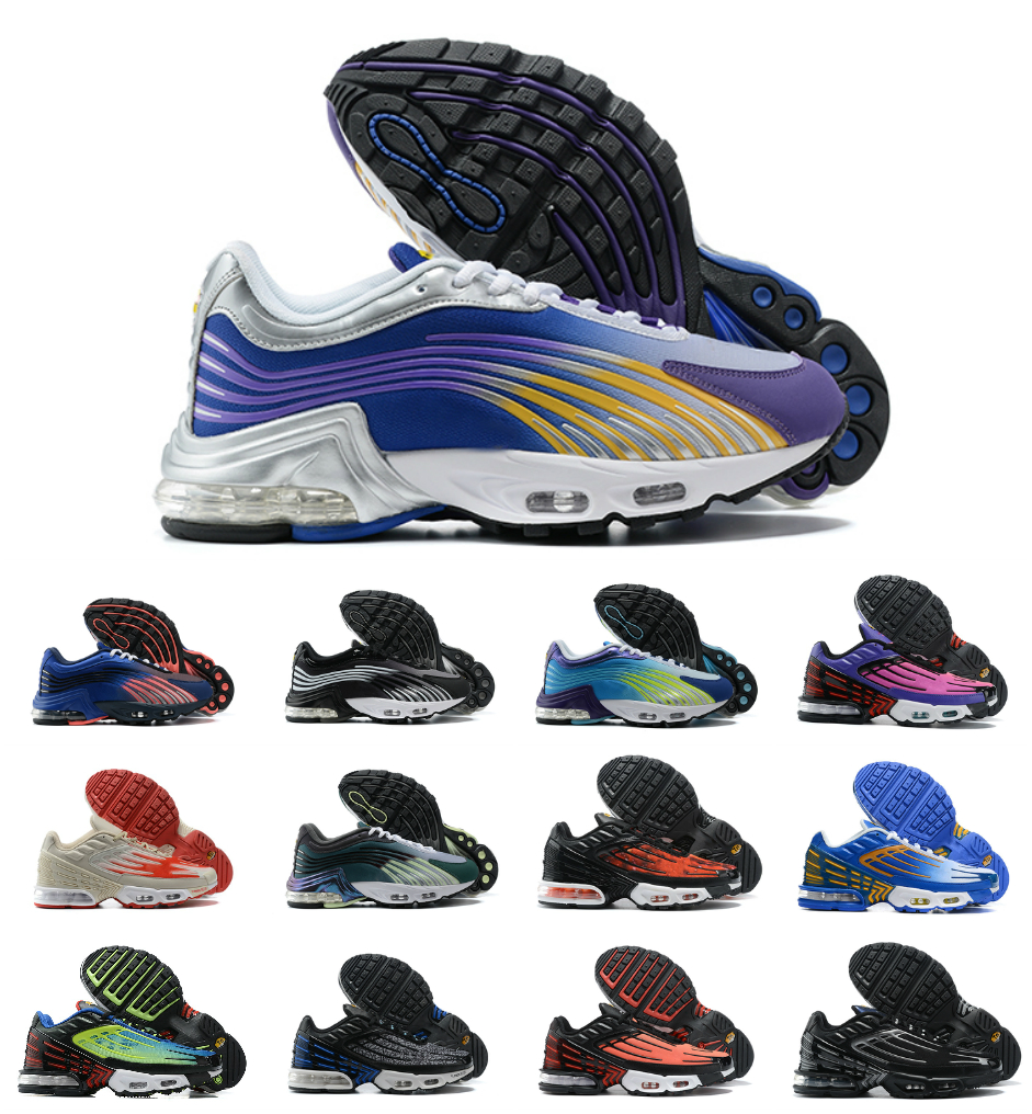 

Tn Plus 3 III Tuned Running Shoes Chaussures Air Triple White Black Hyper Blue Green OG Neon Obsidian Mens Womens Maxes Sneakers Sports Runners