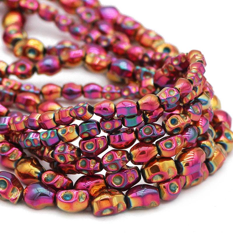 

Other Shape Natural Stone Rose Red Hematite Spacer 4/6/8MM Loose Beads For Jewelry Making DIY Bracelet Necklace Findings