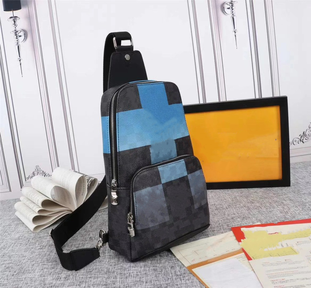 

YY AVENUE SLING Luxury designer Shoulder Bag Fashion Classic Men Chest Cross Body Sporty Travel Casual Genuine Leather Canvas Packs Outdoor