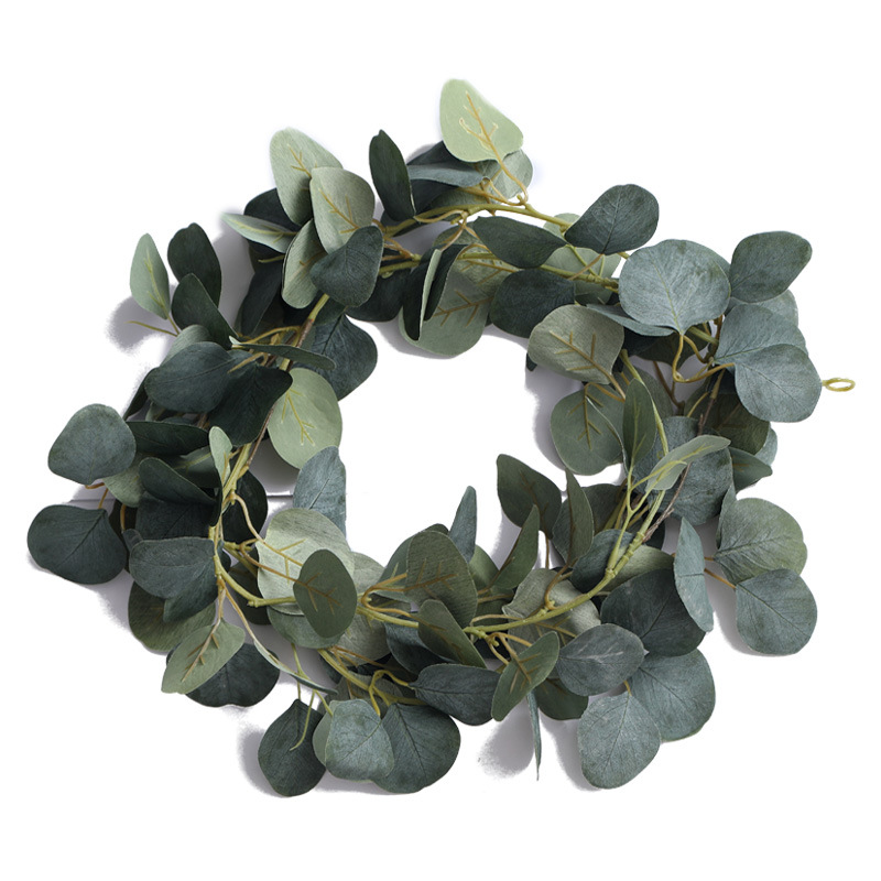

Wedding Decoration Artificia Pants Green Eucayptus Vines Rattan Artificia Fake Pants Ivy Wreath Wa Decor Vertica Garden, 1 pcs